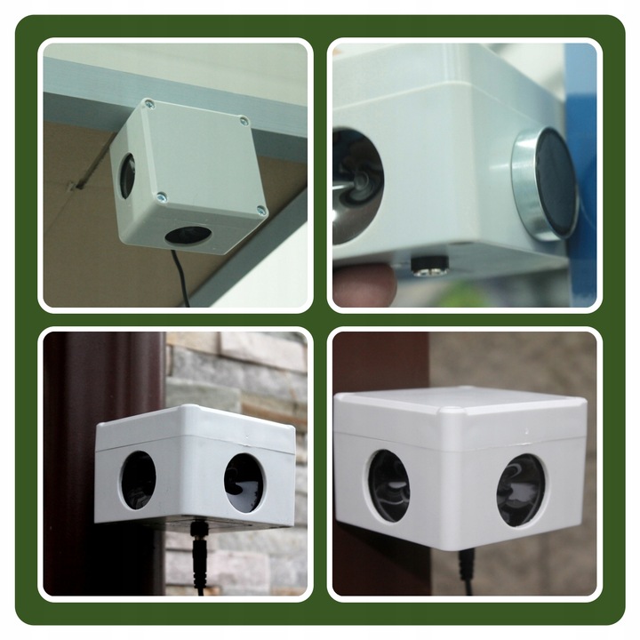 ODSTRASZACZ KUN MYSZY SZCZURÓW GRYZONI POTRÓJNY DO DOMU I OGRODU 2500