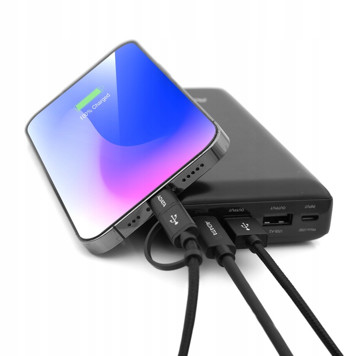 Mocny Powerbank ADATA 20000mAh USB-C czarny C20