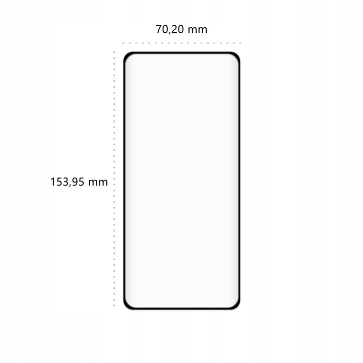 Szkło hartowane 5D BananGuard pełne do Motorola Edge 40 Neo