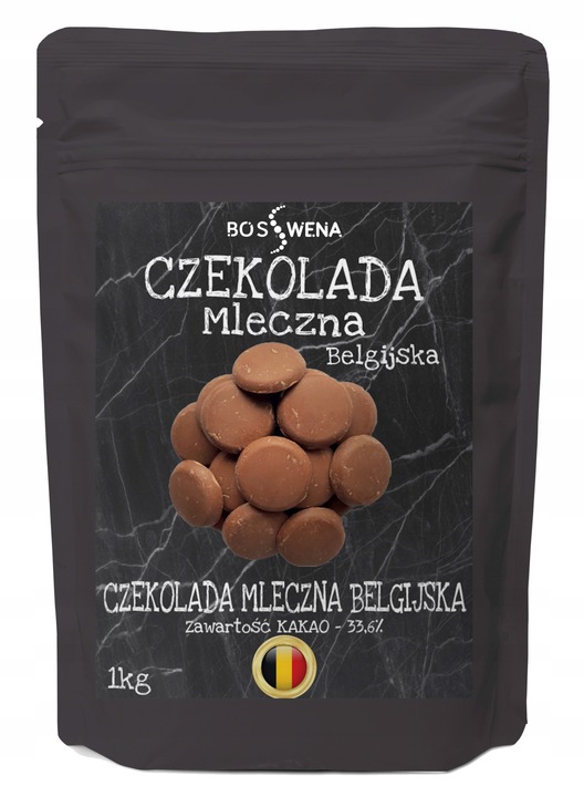 Czekolada BELGIJSKA mleczna do fontanny do fontann 1kg Boswena