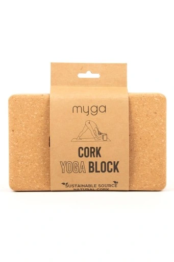 Korkowy klocek do jogi myga Cork Block