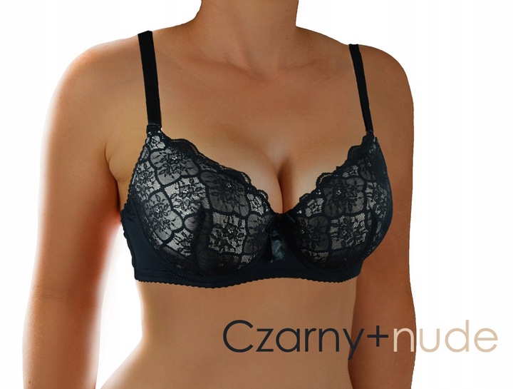 stanik koronkowy BIUSTONOSZ ekskluzywny D 80 kolory