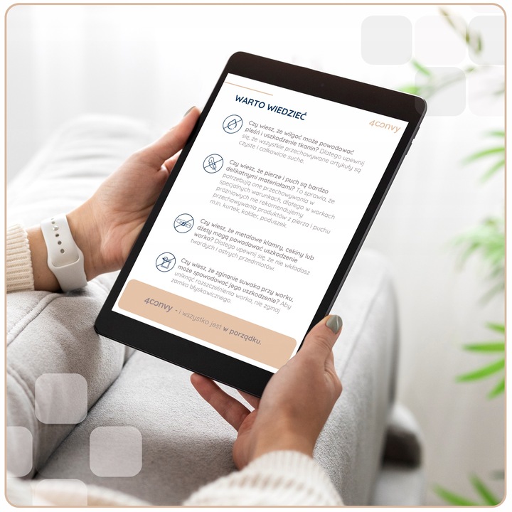 4CONVY 3x Wiszący worek próżniowy na ubrania z wieszakiem 70x140