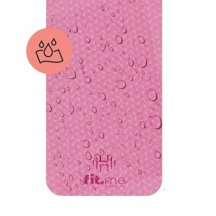 MATA DO ĆWICZEŃ JOGI PILATESU GIMNASTYCZNA TPE ANTYPOŚLIZGOWA Z UCHWYTEM