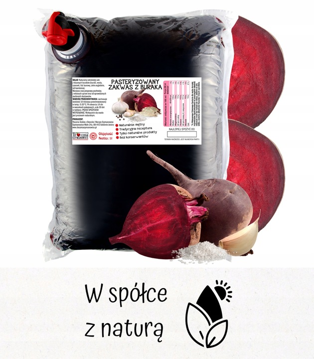 ZAKWAS SOK Z KISZONEGO BURAKA KISZONY BURAK 5L