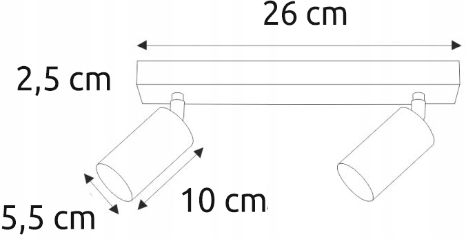 Lampa sufitowa kinkiet spot oprawa halogenowa GU10