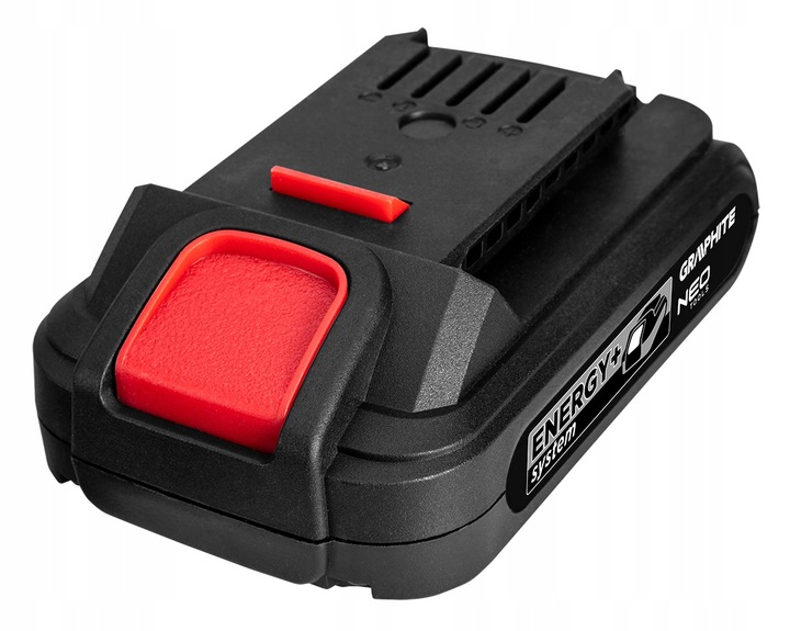 Zestaw Energy + Akumulator Bateria 2Ah + Ładowarka GRAPHITE NEO TOOLS
