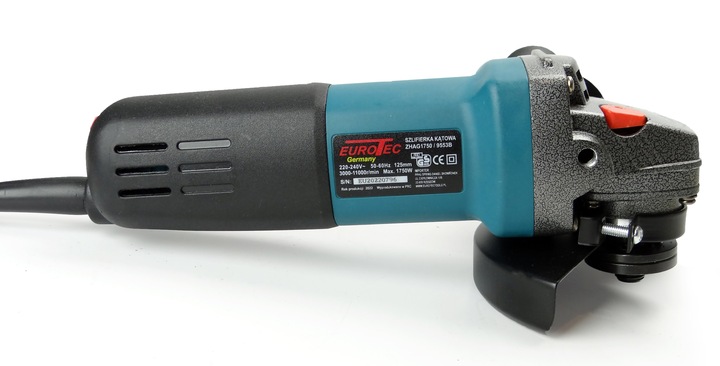 SZLIFIERKA KĄTOWA SIECIOWA 1750 Z REGULACJĄ OBROTÓW I ZESTAWEM TARCZ