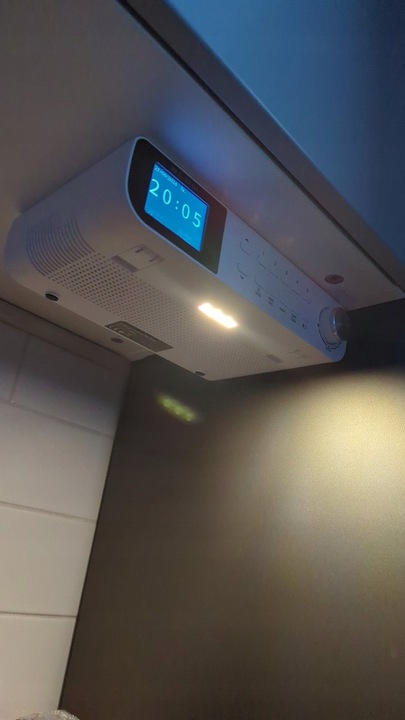 RADIO CYFROWE KUCHENNE PODSZAFKOWE PODWIESZANE FM/DAB+ BLUETOOTH