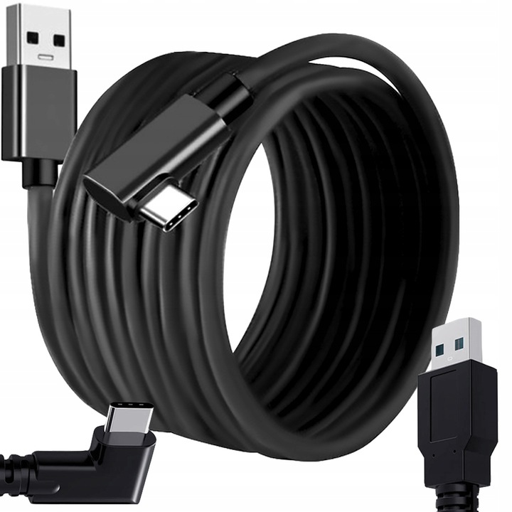 DŁUGI KABEL ŁADOWARKI USB A DO TYP C 5m