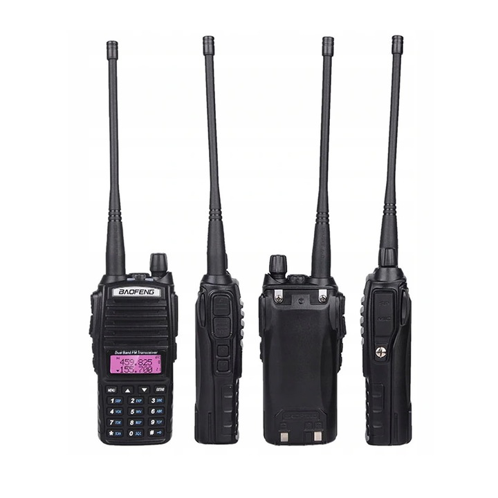 4x KRÓTKOFALÓWKA MOCNA WALKIE TALKIE BAOFENG UV-82 5W PMR RADIOTELEFON