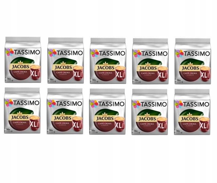 Kapsułki TASSIMO Jacobs Crema Classico XL 3x 16