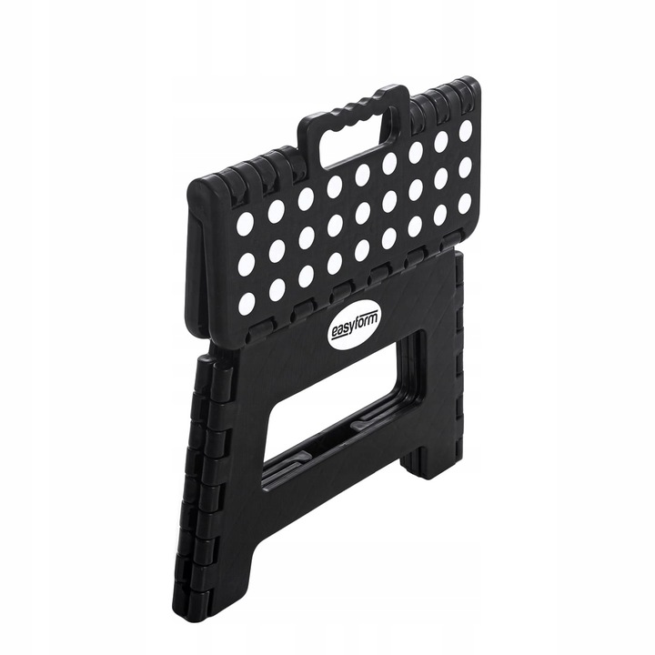 Taboret składany stołek podnóżek antypoślizgowy czarny Easyform 22cm