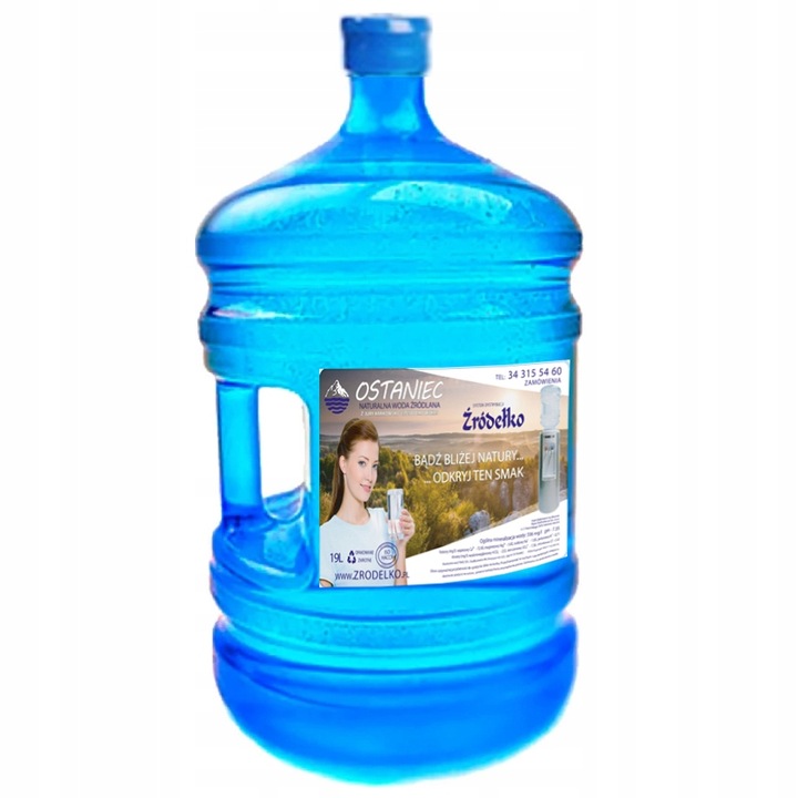 WODA ŹRÓDLANA OSTANIEC Z JURY W BUTLACH 18.6L BEZ UMOWY DOM BIURO