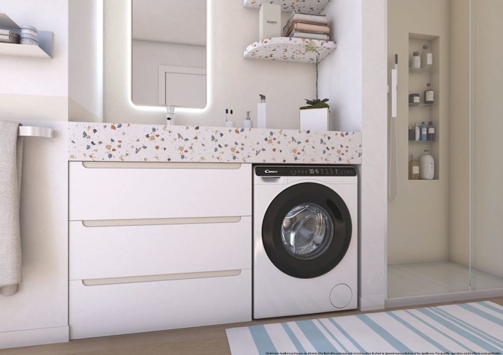 PRALKA KOMPAKTOWA CANDY CW50-BP12307-S| 5KG |1200OBR| WYS 70CM |SZER