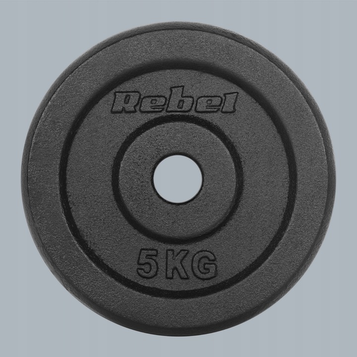 Obciążenie żeliwne zestaw 4x5kg 20kg otwór 31mm talerz klasyczne REBEL