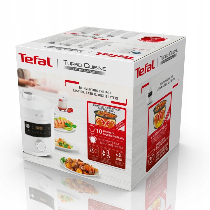 Multicooker TEFAL Turbo Cuisine CY754130 biały 4,8l