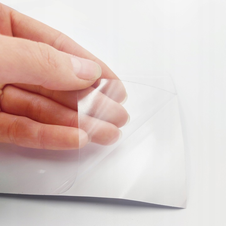 FOLIA OCHRONNA BEZBARWNA Drzwi Meble PRZECIW DRAPANIU Samoprzylepna 50x100