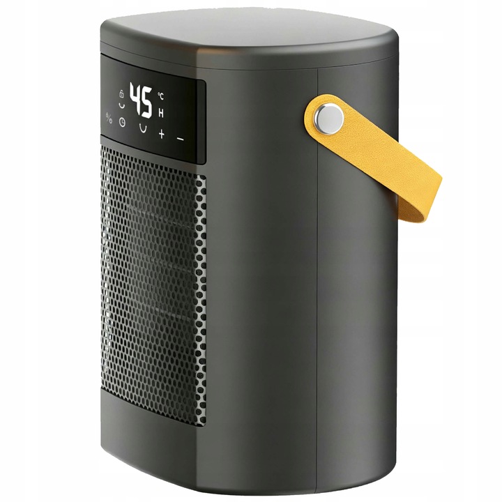 Termowentylator farelka nagrzewnica elektryczna cichy grzejnik timer pilot