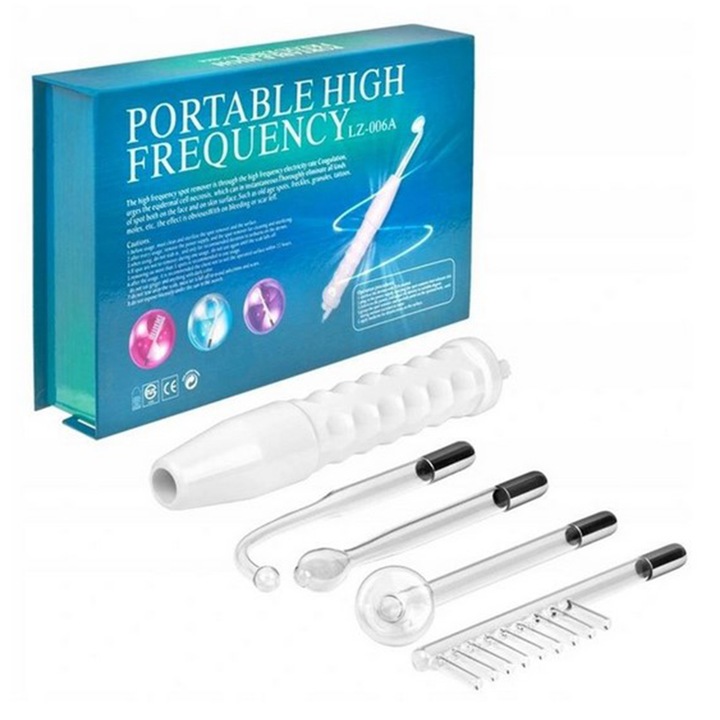 Darsonval elektrostymulacja włosów skóry 4 peloty