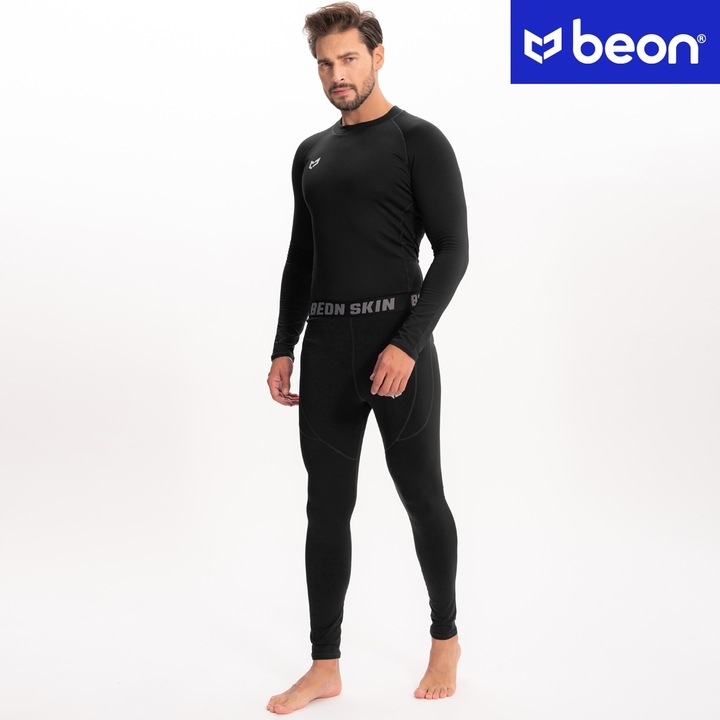 BIELIZNA TERMOAKTYWNA MĘSKA ODZIEŻ TERMICZNA KOMPLET ZESTAW NA ZIMĘ XL