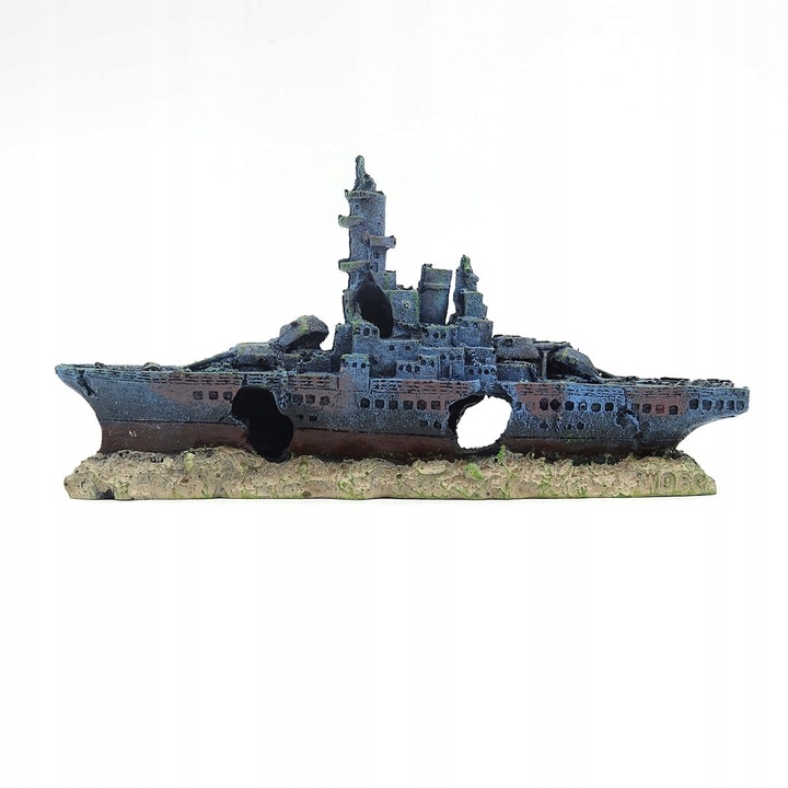 AQUA NOVA DEKORACJA DO AKWARIUM STATEK AN673 23cm