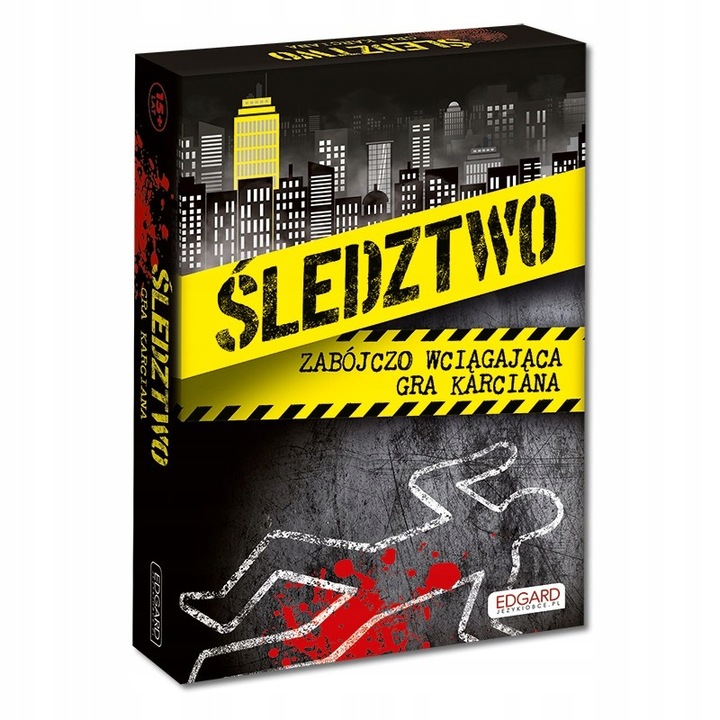 GRA KRYMINALNA ŚLEDZTWO TOWARZYSKA GRA KARCIANA EDGARD GAMES