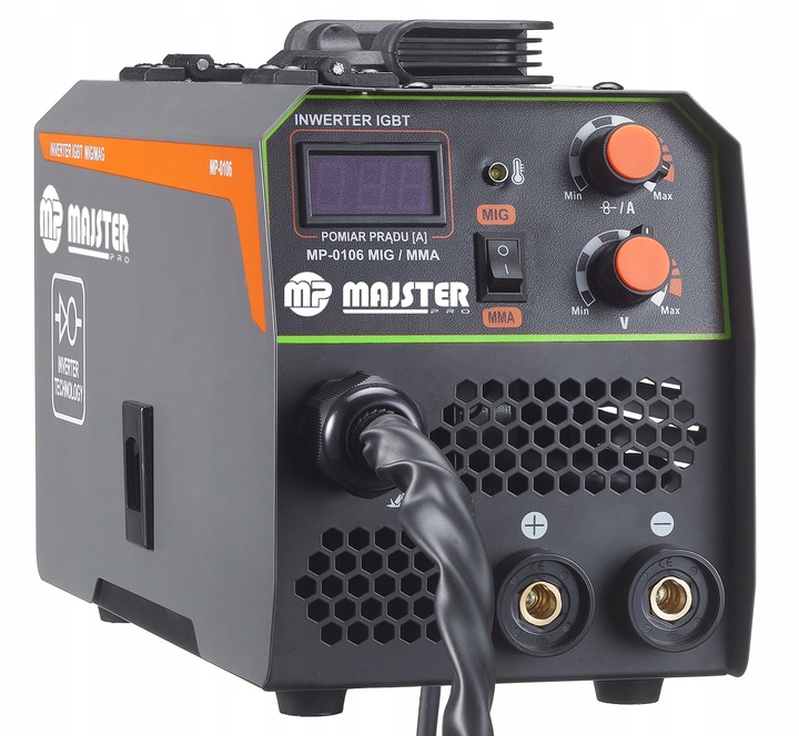 Spawarka INWERTEROWA INWERTOROWA MIG FLUX MMA TIG migomat 2x DRUT