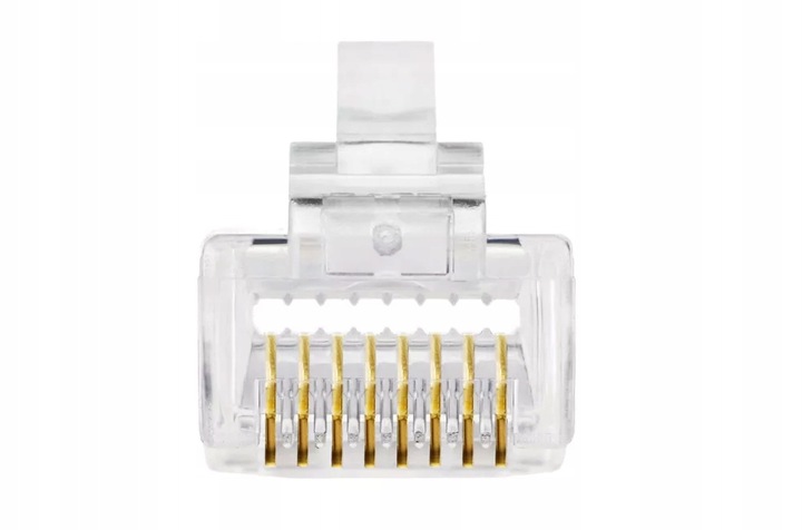 Wtyk RJ45 przelotowy kat 5e kat.5e UTP 100szt