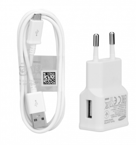 Oryginalna ładowarka sieciowa SAMSUNG EP-TA50EWE + KABEL MICRO 1.2M KOMPLET