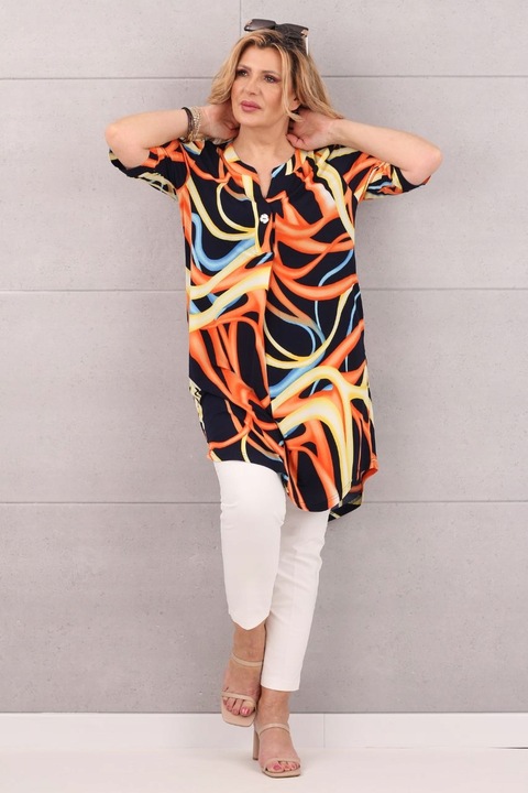 TUNIKA Z KIESZENIAMI DUŻE ROZMIARY POLSKI PRODUCENT SUKIENKA ELASTYCZNA