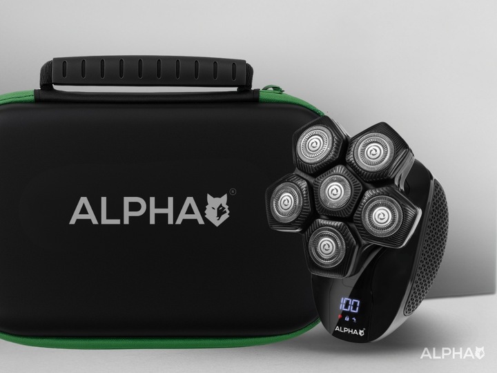 Golarka Męska Alpha 5W1 Maszynka + Trymer do Golenia Brody, Włosów i