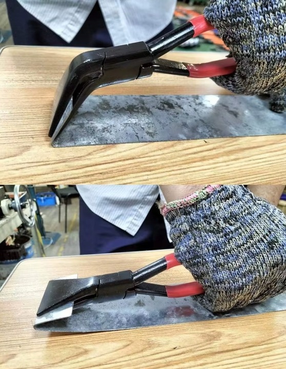 ZESTAW DEKARSKIE SZCZYPCE KLESZCZE GIĘCIA BLACH 275MM PROSTE ODGIĘTE 3