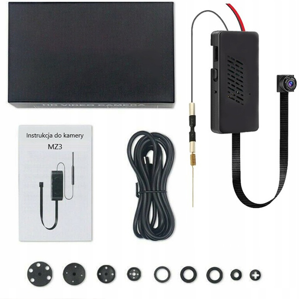 MINI KAMERA SZPIEGOWSKA UKRYTA WIFI DETEKCJA RUCH PODGLĄD ZDALNY NA
