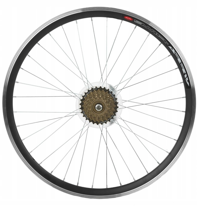 KOŁO ROWEROWE 28 CALI 29 700C TYŁ TYLNE WOLNOBIEG 7 RZĘDOWY CZARNE SHIMANO