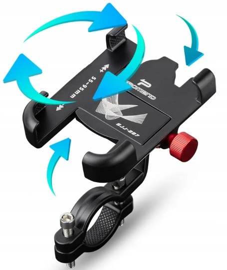 Uchwyt rowerowy na TELEFON 360° regulowany (ZR08)
