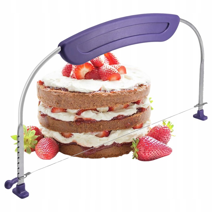 Nóż strunowy do ciasta nóż do biszkoptu krajacz cukierniczy regulacja