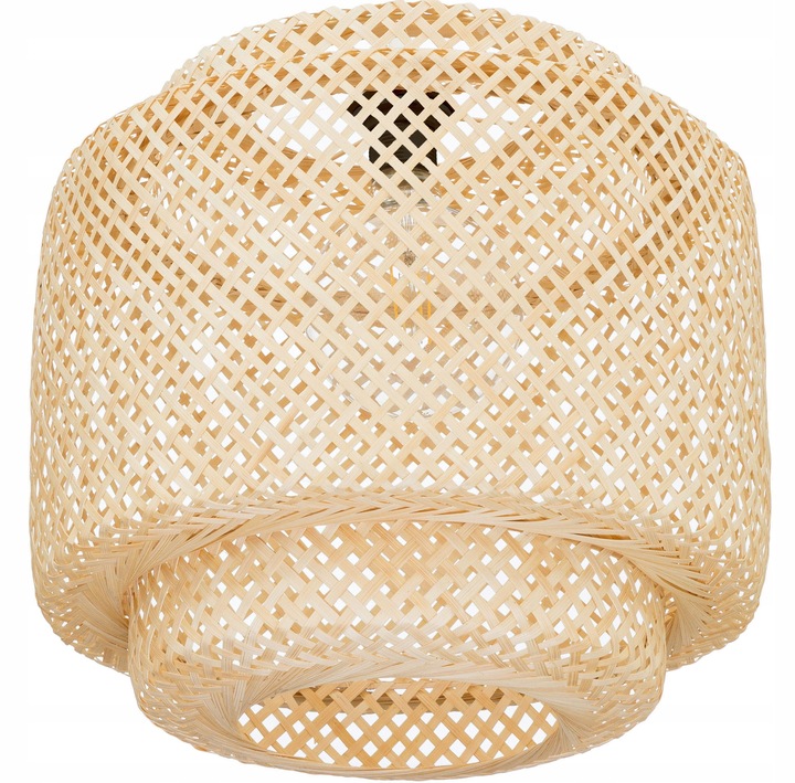 Lampa wisząca BOHO bambusowa czarna 38cm TH06