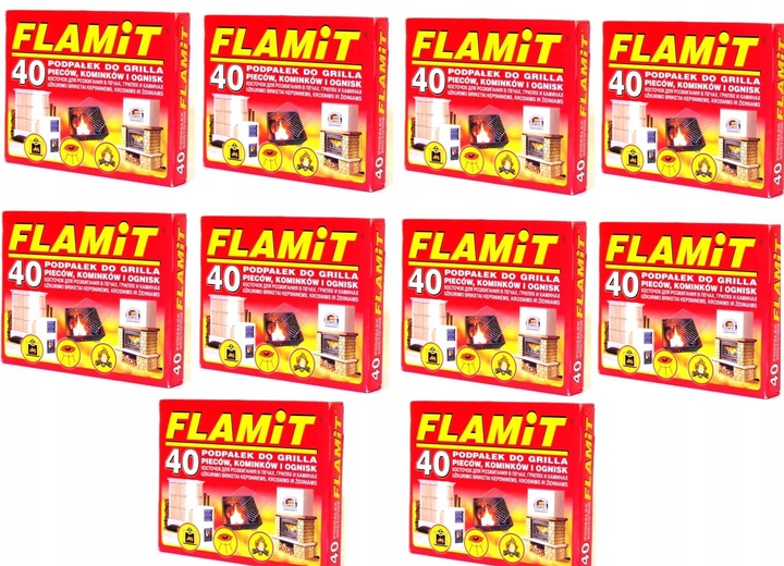 400 SZTUK kostek biała PODPAŁKA KOMINKA piec grill ognisko rozpałka