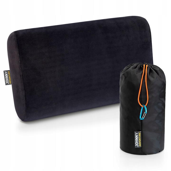 Poduszka turystyczna PIANKA CZARNA