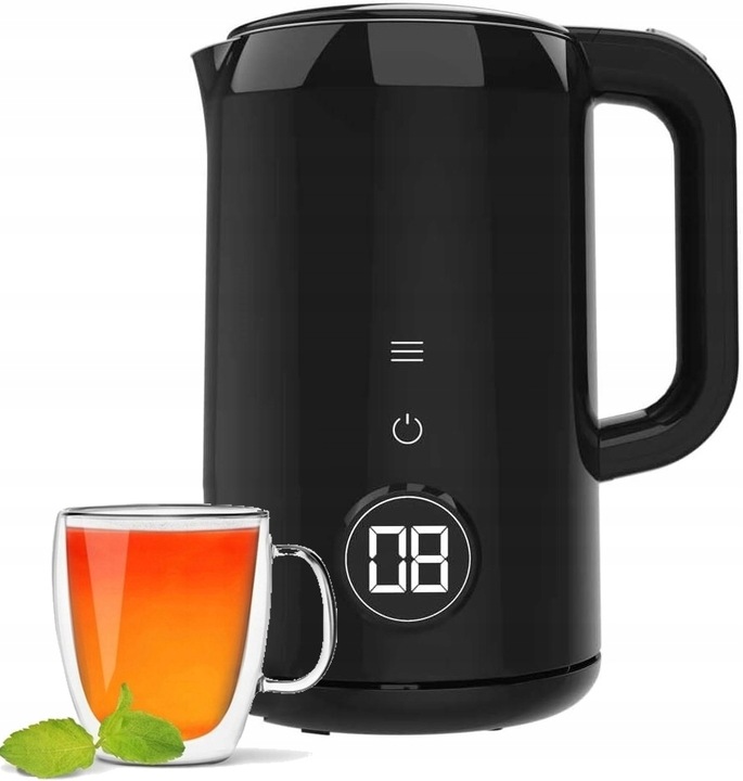 CZAJNIK ELEKTRYCZNY BEZPRZEWODOWY REGULACJA TEMPERATURY DOTYKOWY 1.7L