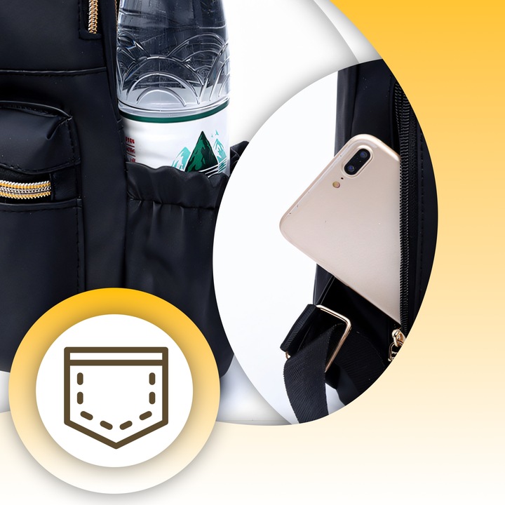 PLECAK DAMSKI MIEJSKI CZARNY POJEMNY DAMSKA TORBA NA RAMIĘ DO PRACY SZKOŁY