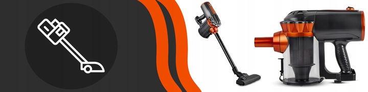 ODKURZACZ PIONOWY RĘCZNY CYKLONOWY BEZWORKOWY MOCNY 650W 5W1 PORĘCZNY