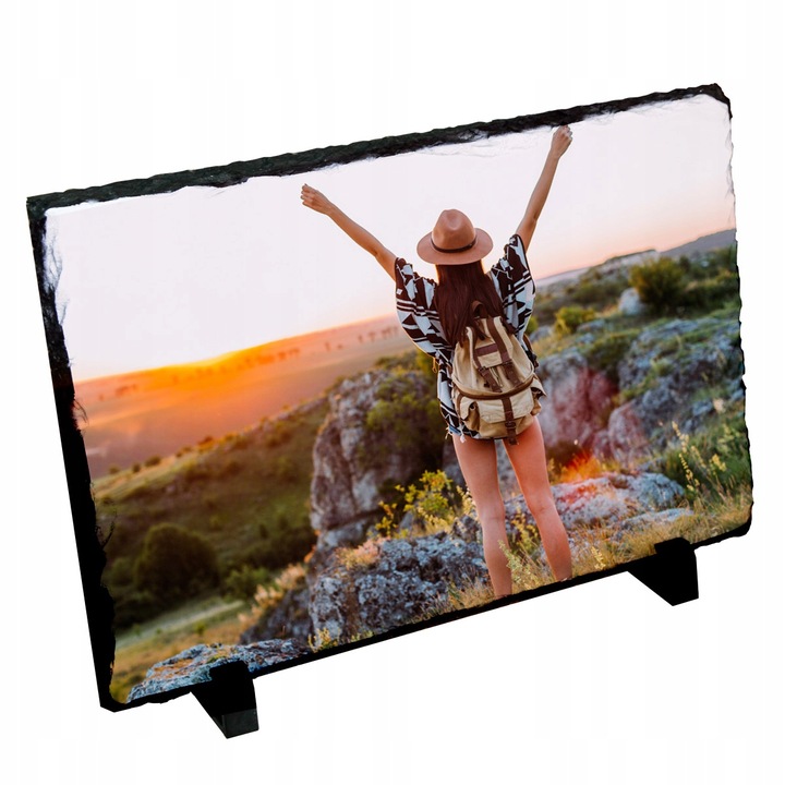 RAMKA FOTO GRANIT NA GRÓB CMENTARZ WSZYSTKICH ŚWIĘTYCH TWOJE ZDJĘCIE 29x19