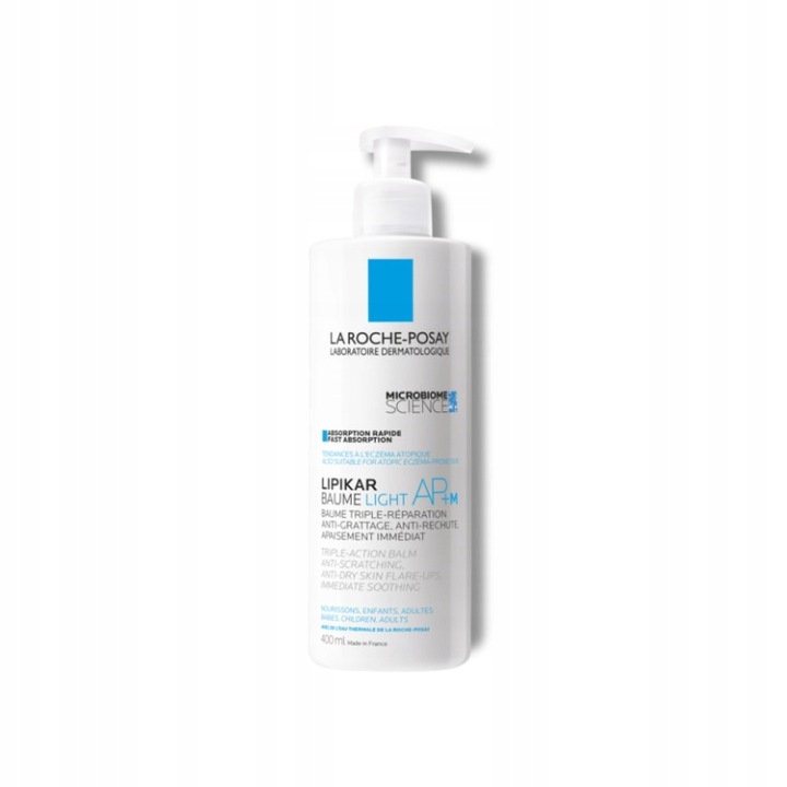 LA ROCHE POSAY LIPIKAR BAUME LIGHT AP+M BALSAM 400ml REGENERUJĄCY DO