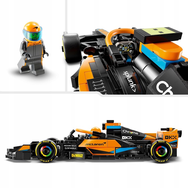 LEGO Speed Champions Samochód wyścigowy McLaren Formula 1 wersja 2023 76919
