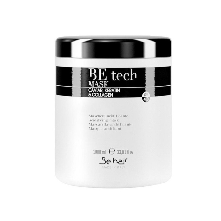BE HAIR BE TECH Maska Zakwaszająca Do Włosów Acidifying Mask z KERATYNA 1L