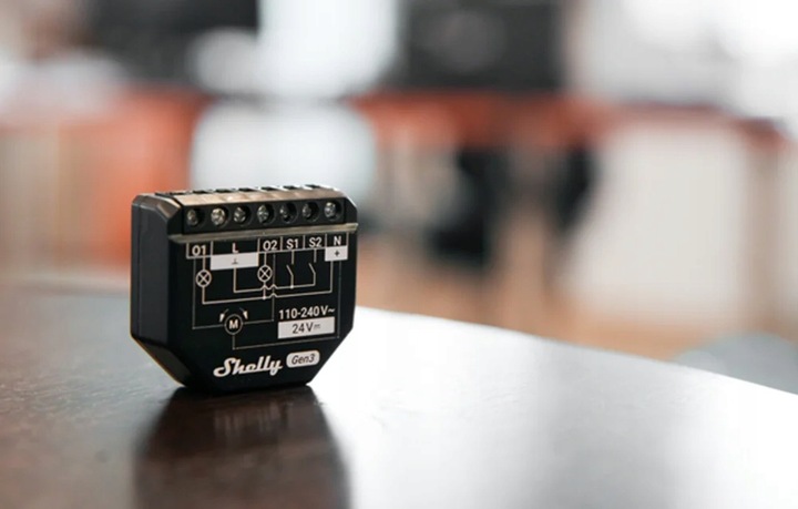 SHELLY1 2PM GEN3 INTELIGENTNY STEROWNIK OŚWIETLENIA ZDALNE STEROWANIE