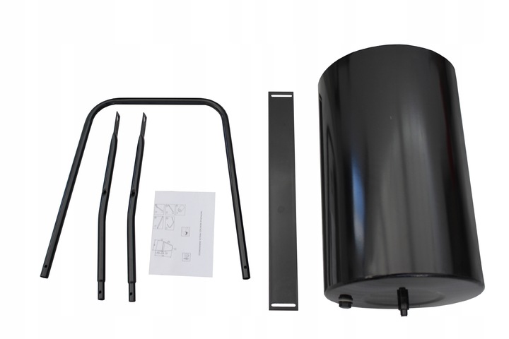 Walec ogrodowy GardenLine czarny