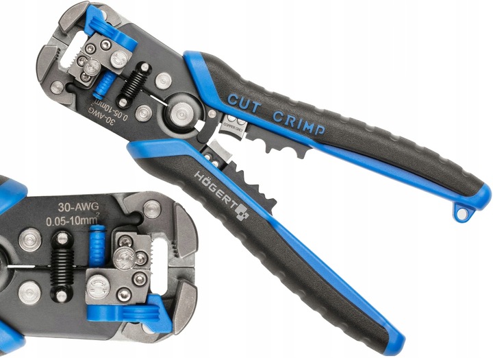 AUTOMATYCZNY ŚCIĄGACZ IZOLACJI 210mm 0.05-10 mm² Hoegert Technik